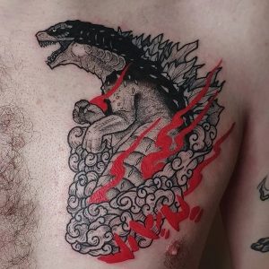 Best Godzilla Tattoo Ideas Read This First