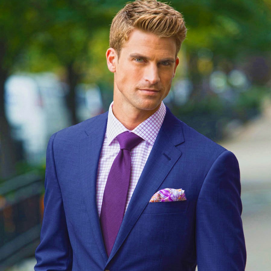 Blue Suit Brown Shoes  Match Your Tie Color & Shirt Color - Nimble Made
