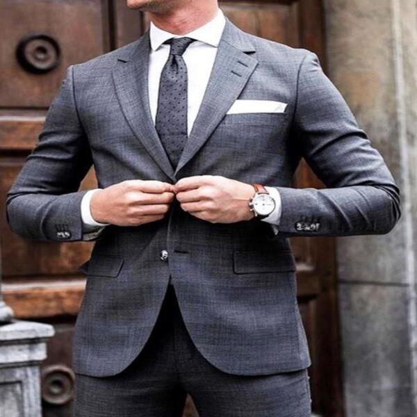 How The Best Dressed Men Wear Light Grey Suits & Brown Shoes