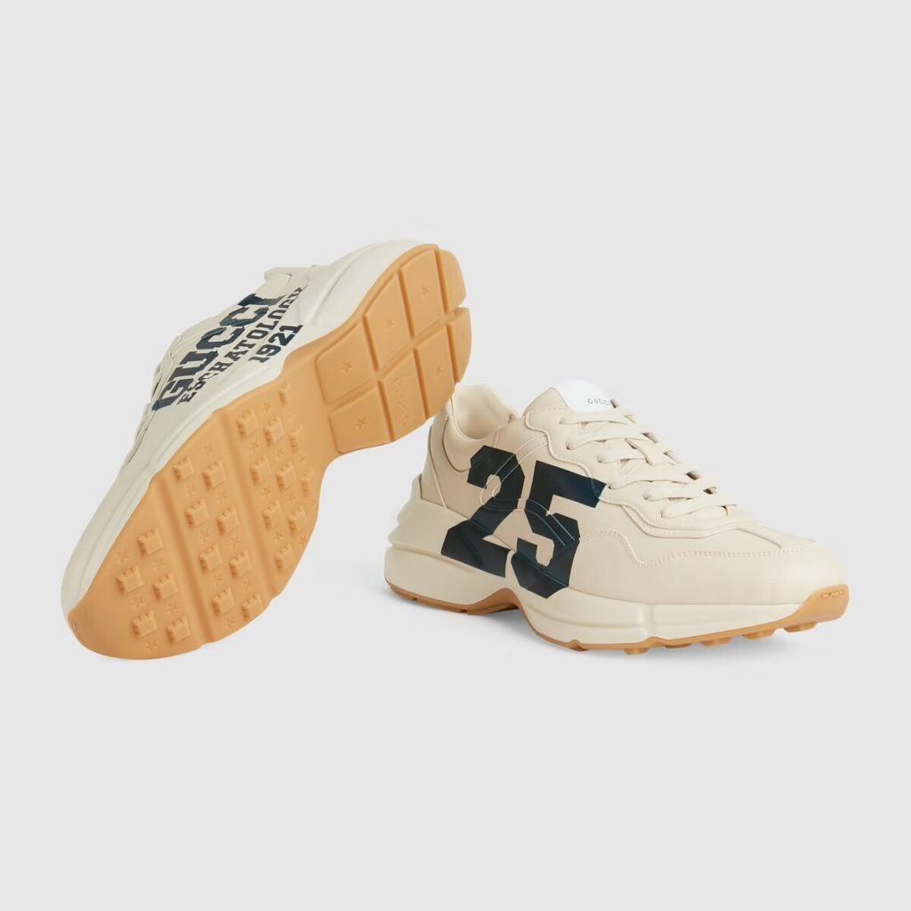 Gucci Men’s Rhyton Sneaker with ‘25’