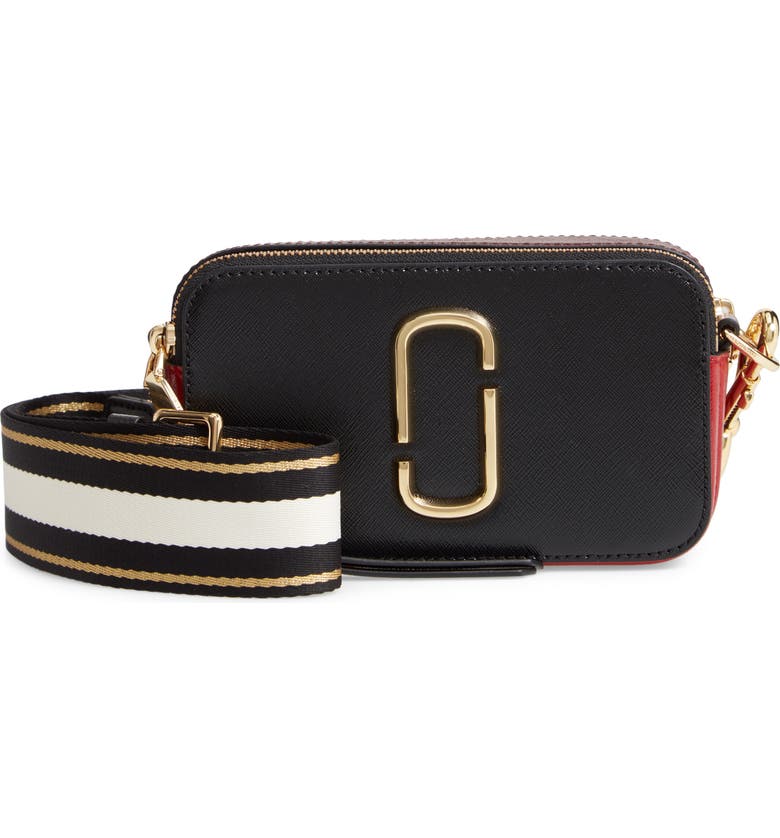 Marc Jacobs The Snapshot Leather Crossbody Designer Camera Bags