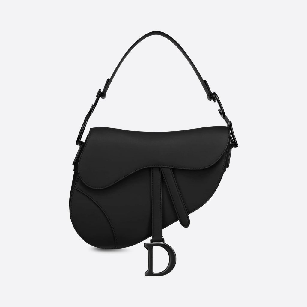 Dior Saddle Bag in Black Ultramatte Calfskin