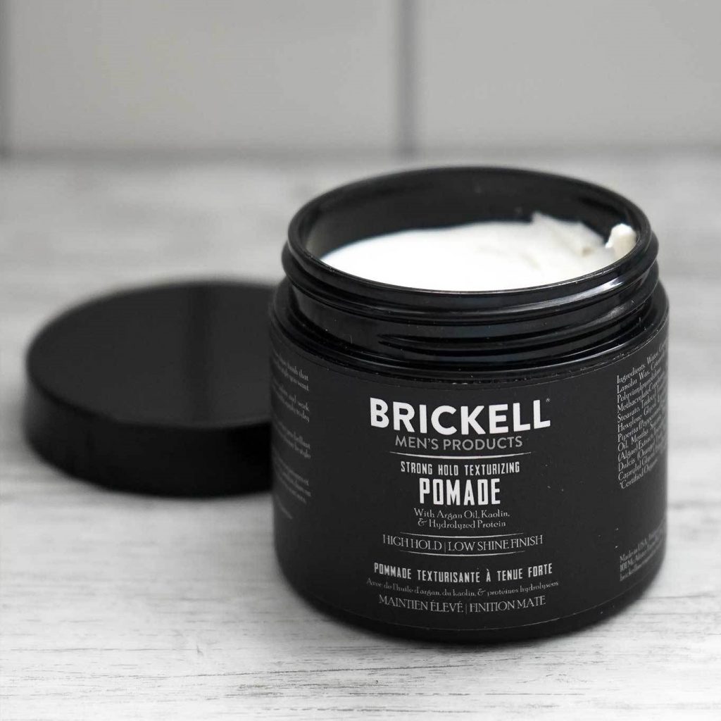 Brickell Strong Hold Texturizing Pomade for Men