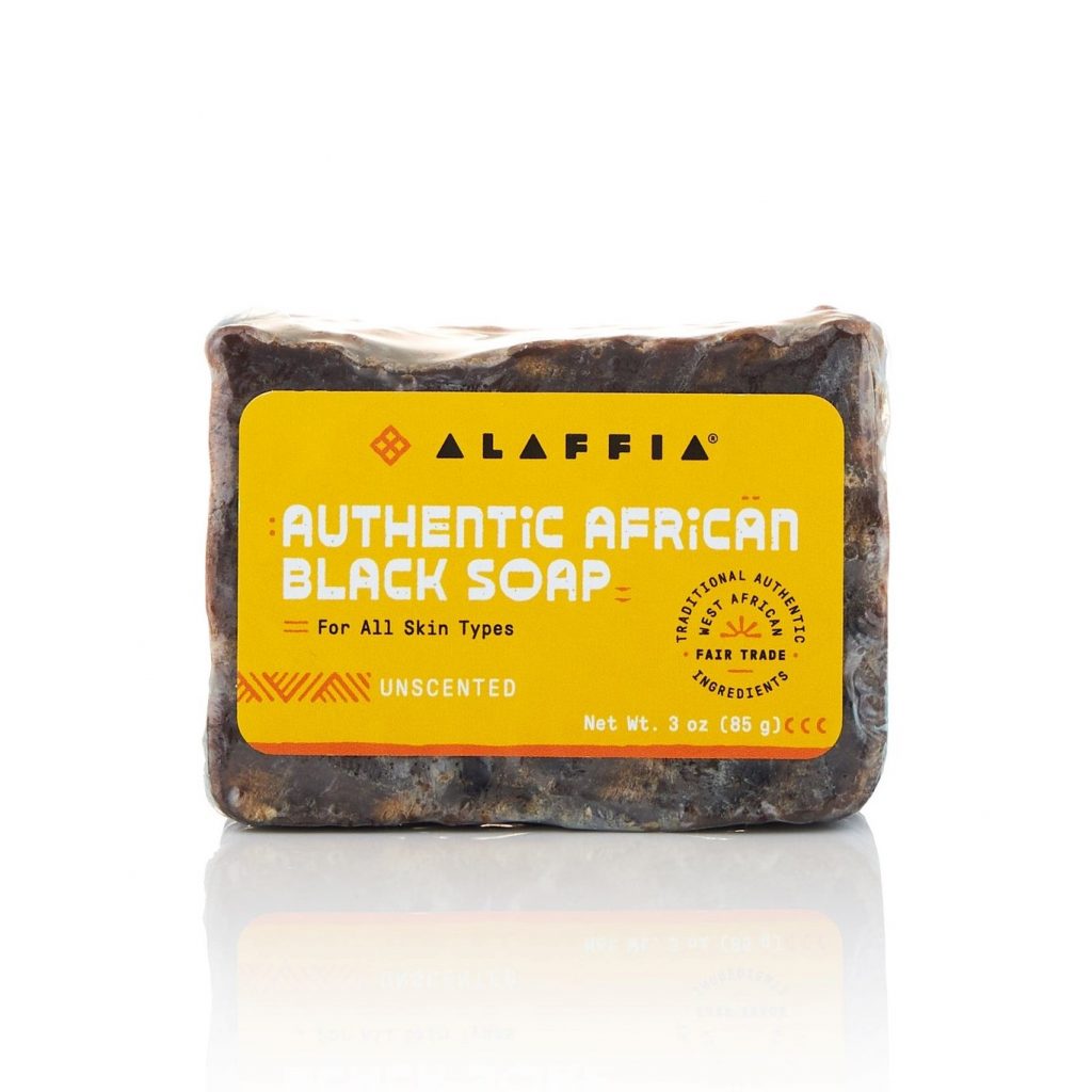 Alaffia Authentic African Black Soap Bar - Unscented 