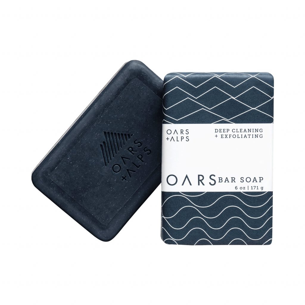 Oars + Alps Blue Charcoal Bar Soap