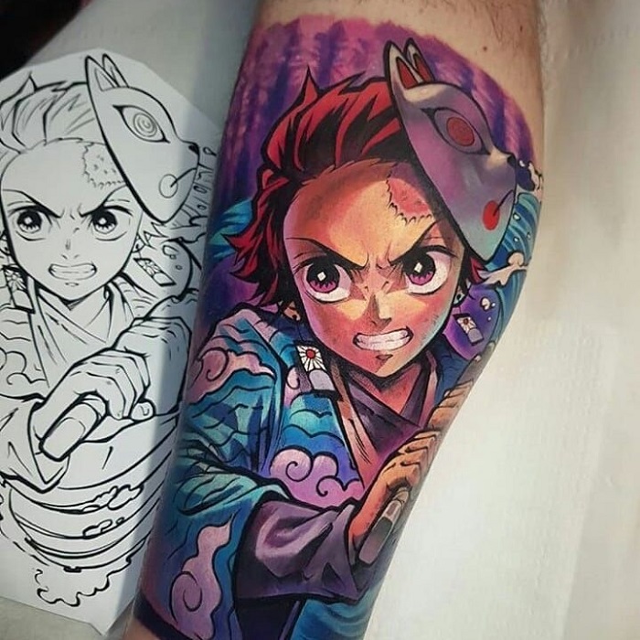 30 Best Demon Slayer Tattoo Ideas