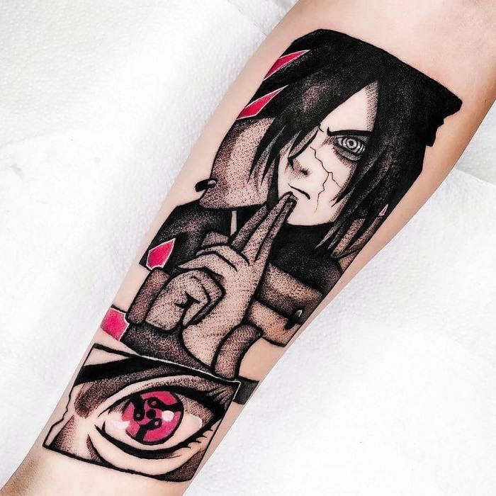 Naruto Itachi Temporary Tattoo  Uchiha Store