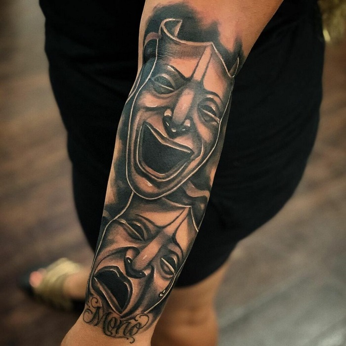 Laugh now cry later Credit  styndesigns  rTattooDesigns