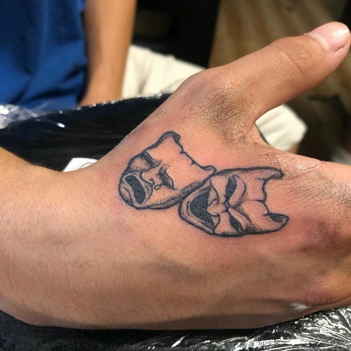 laugh now cry later tattoo for female on neckTikTok Search