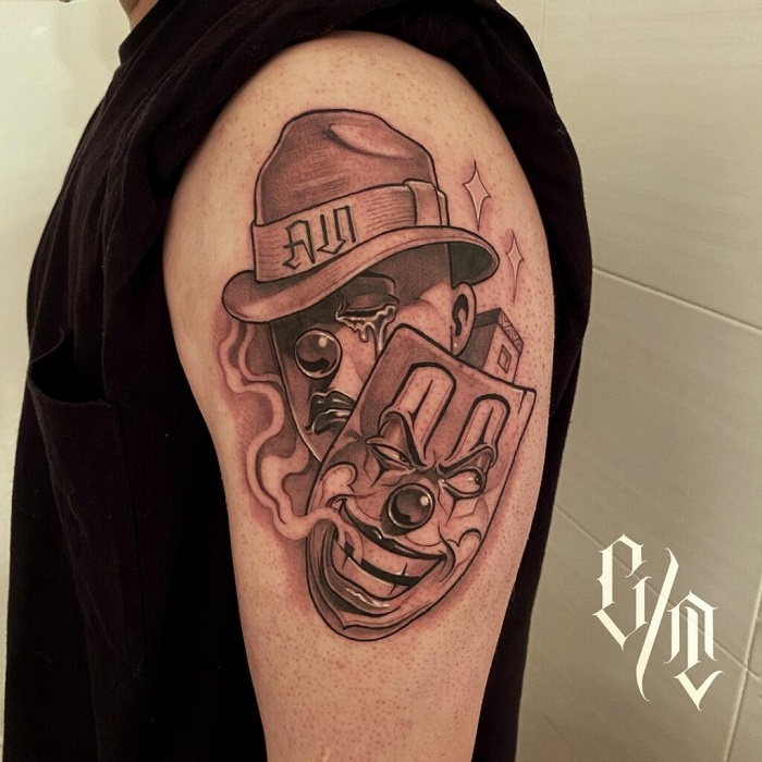 30 Best Laugh Now Cry Later Tattoo Ideas