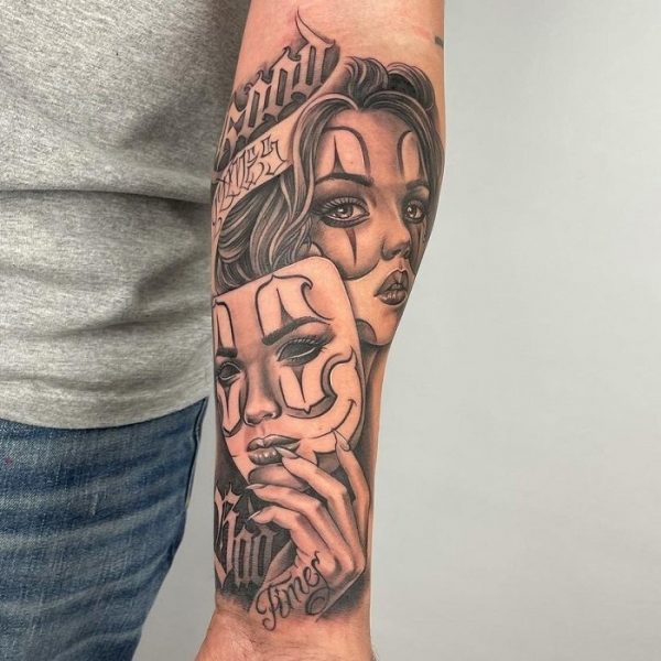 30 Best Laugh Now Cry Later Tattoo Ideas - Read This First