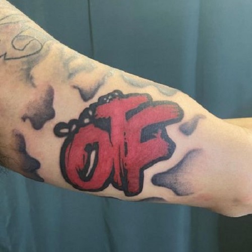 Look Rafael Leao Dedicates New Tattoo To Rap Collective OTF  Thick Accent