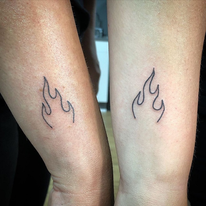 Twin Flame Tattoo Meaning  Mesmerizing Design Ideas  Psycho Tats