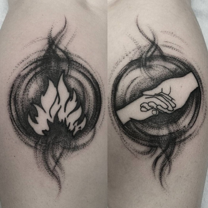 Twin Flame Tattoo Meaning  Mesmerizing Design Ideas  Psycho Tats