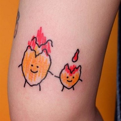 30 Best Twin Flame Tattoo Ideas