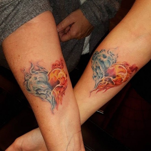 30 Best Twin Flame Tattoo Ideas