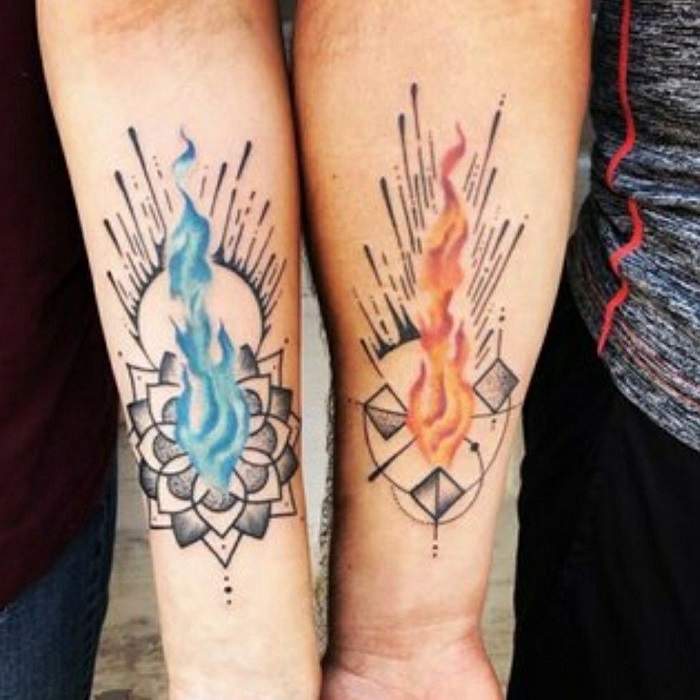 30 Best Twin Flame Tattoo Ideas