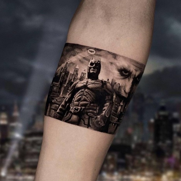 Tatouage Temporaire Batman ArtWear Tattoo