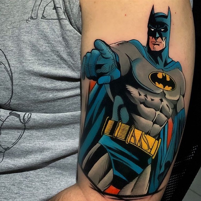45 Mightiest Superhero Tattoo Designs To Stay Strong In Life - Greenorc