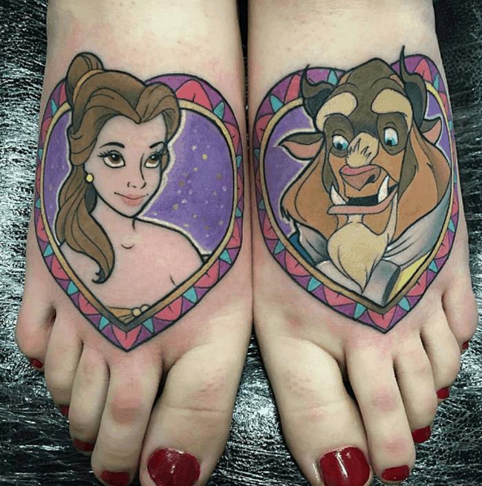 30 Best Beauty and The Beast Tattoo Ideas