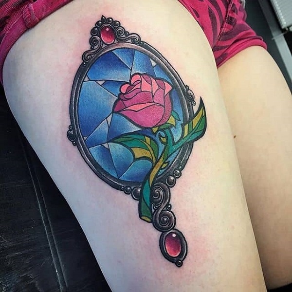 30 Best Beauty and The Beast Tattoo Ideas