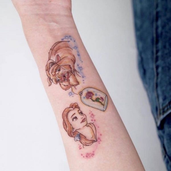 30 Best Beauty and The Beast Tattoo Ideas - Read This First