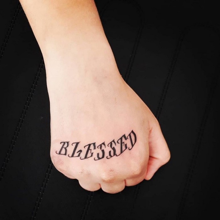 30 Best Blessed Tattoo Ideas