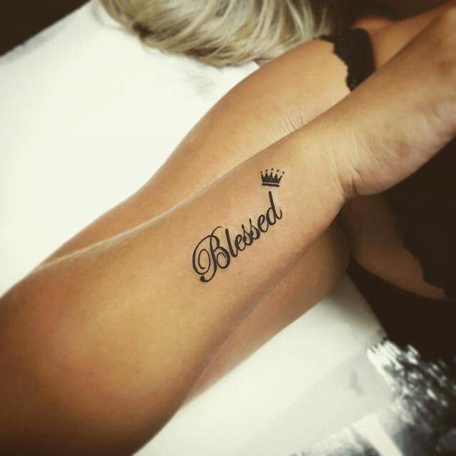 Art Immortal Tattoo  Tattoos  Lettering  blessed