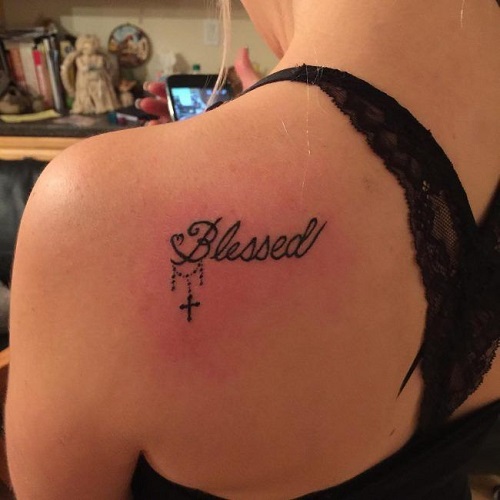 31 Inspiring Blessed Tattoos That Will Motivate You Everyday