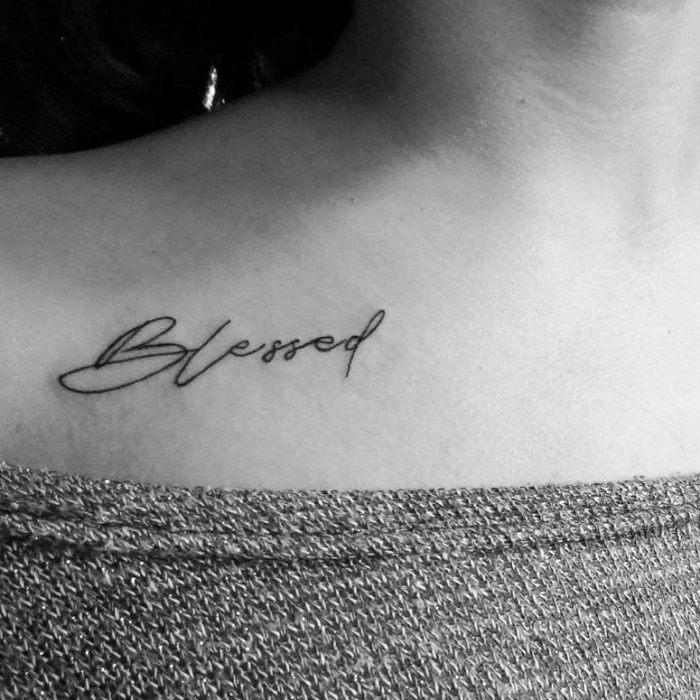 30 Best Blessed Tattoo Ideas