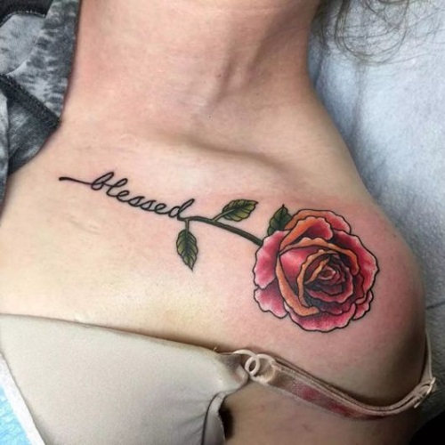 blessed hand tattoos with a roseTikTok Search