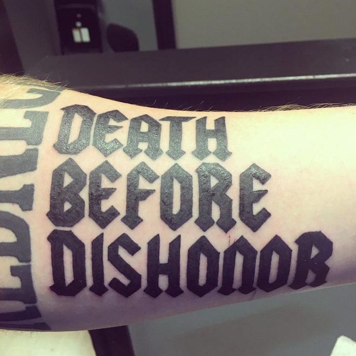 30 Best Death Before Dishonor Tattoo Ideas