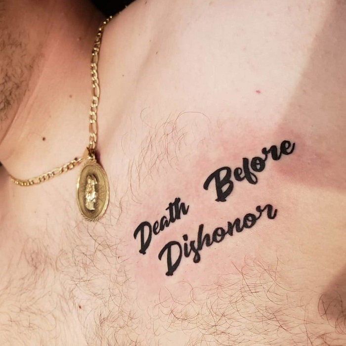 Death Before Dishonor Tattoo Meaning  InkArtByKate