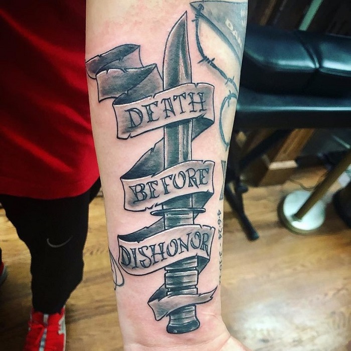 101 Amazing Death Before Dishonor Tattoo Designs You Need To See  Outsons