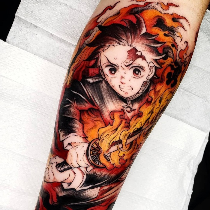 30 Best Demon Slayer Tattoo Ideas