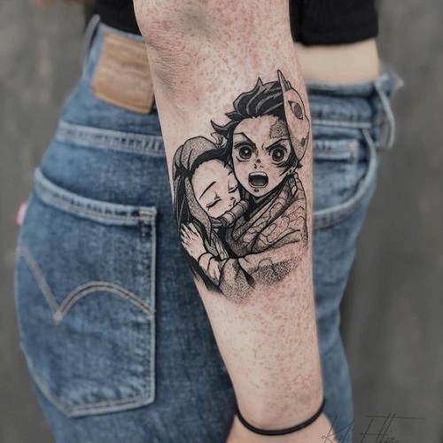 30 Cool Anime Tattoo Design Ideas To Inspire You  Moms Got the Stuff