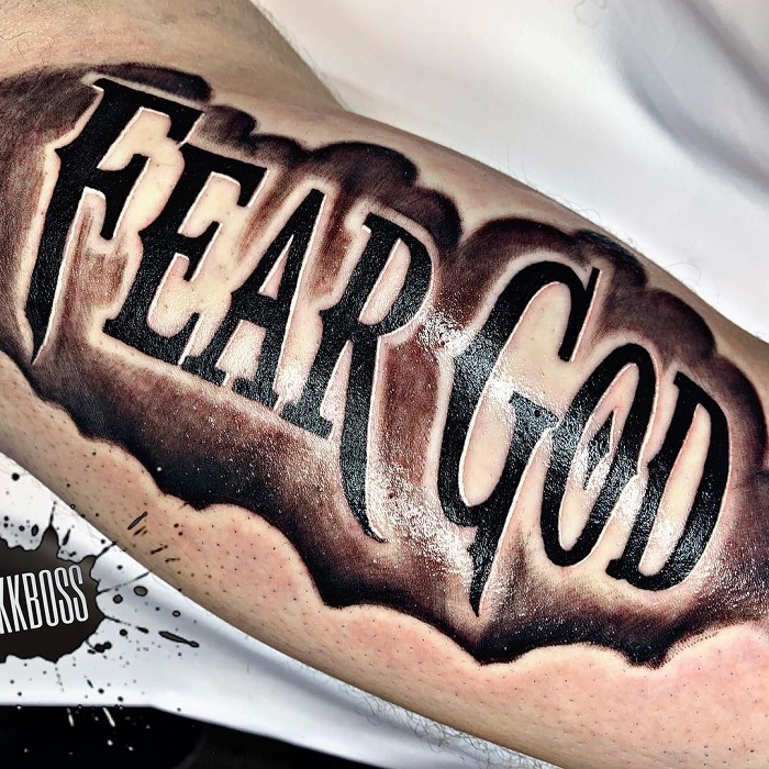 18 Most Specific Fear God Tattoo Design Ideas  Tattoo Twist