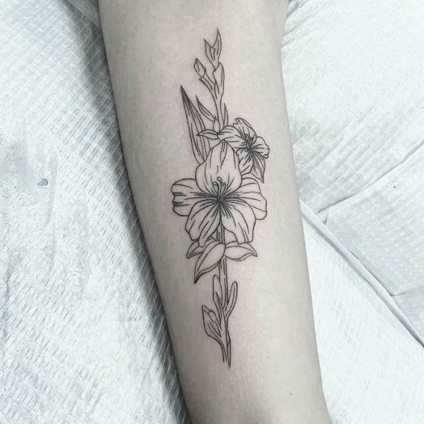 30 Best Gladiolus Tattoo Ideas - Read This First