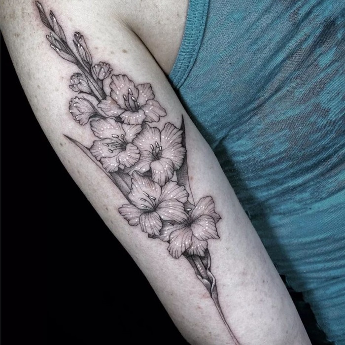 30 Best Gladiolus Tattoo Ideas 