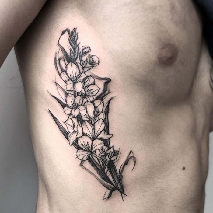 30 Best Gladiolus Tattoo Ideas 