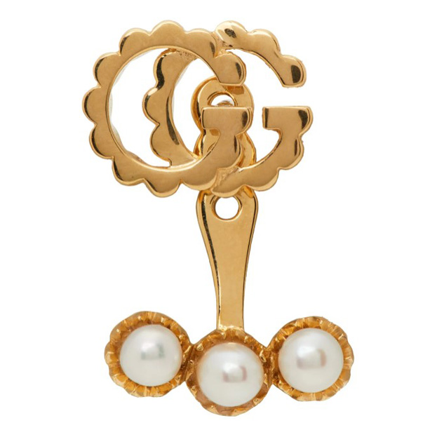 gucci dupe pearl earrings