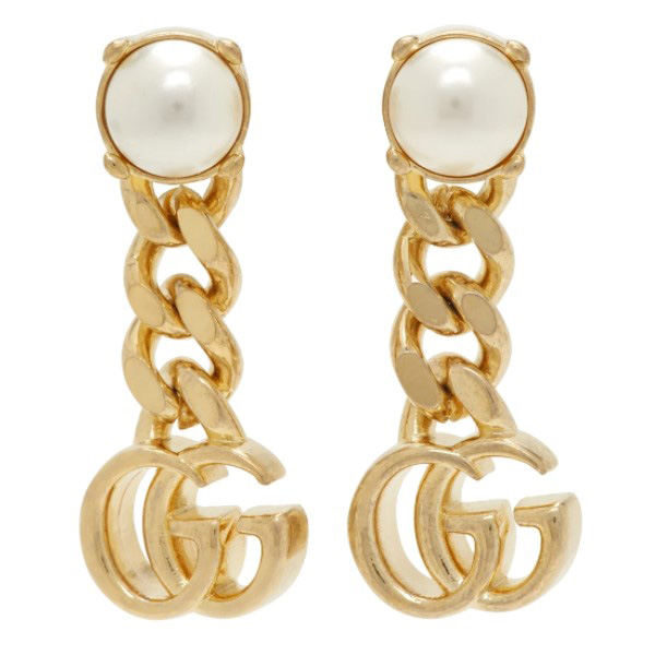 gucci dupe pearl earrings