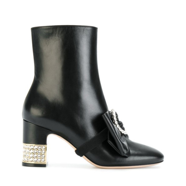 Gucci stone ankle boots