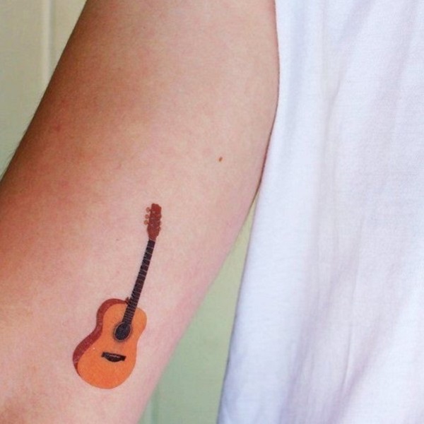 Guitar Tattoo | El Ugo #blackwork #tattoo #tattoos #ink #guitar #flowers | Guitar  tattoo design, Music tattoo designs, Guitar tattoo