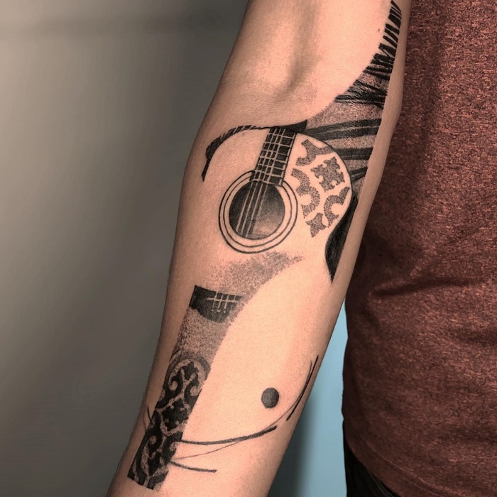 30 Best Guitar Tattoo Ideas - Read This First