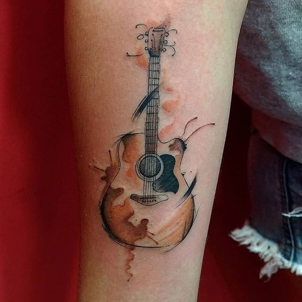 30 Best Guitar Tattoo Ideas