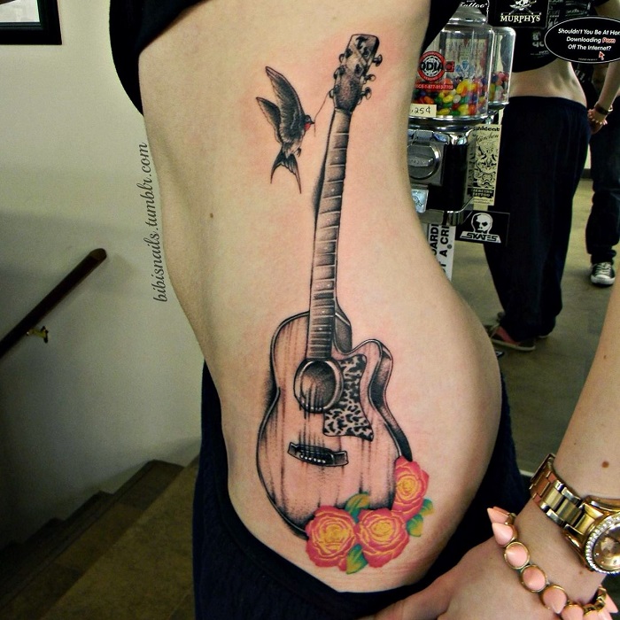 30 Best Guitar Tattoo Ideas