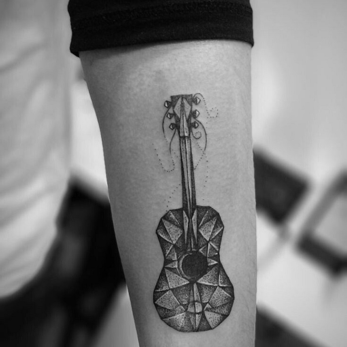 30 Best Guitar Tattoo Ideas