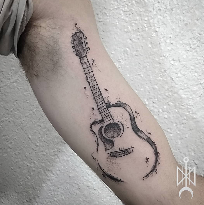 30 Best Guitar Tattoo Ideas