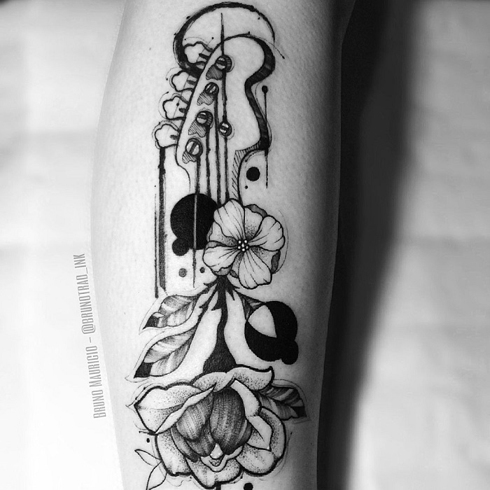 30 Best Guitar Tattoo Ideas